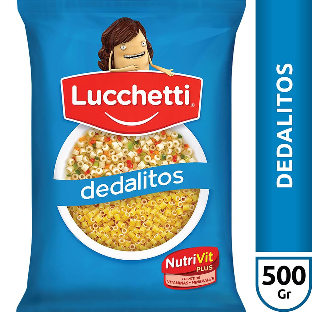 Fideos Dedalitos 500 Grs Lucchetti