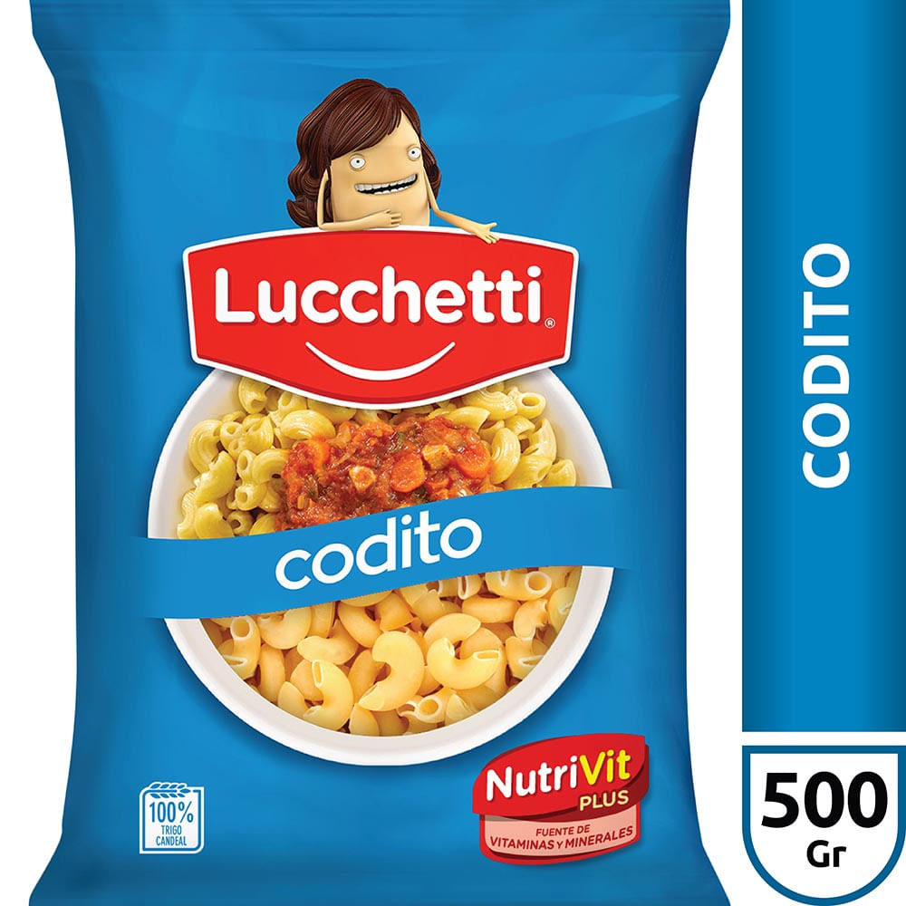 Fideos Coditos 500 Grs Lucchetti