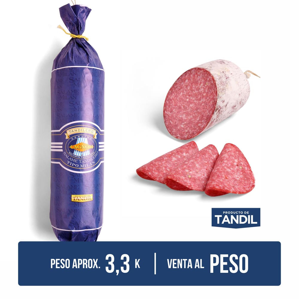 Salame Cagnoli Milan Sobre X 1 Kg