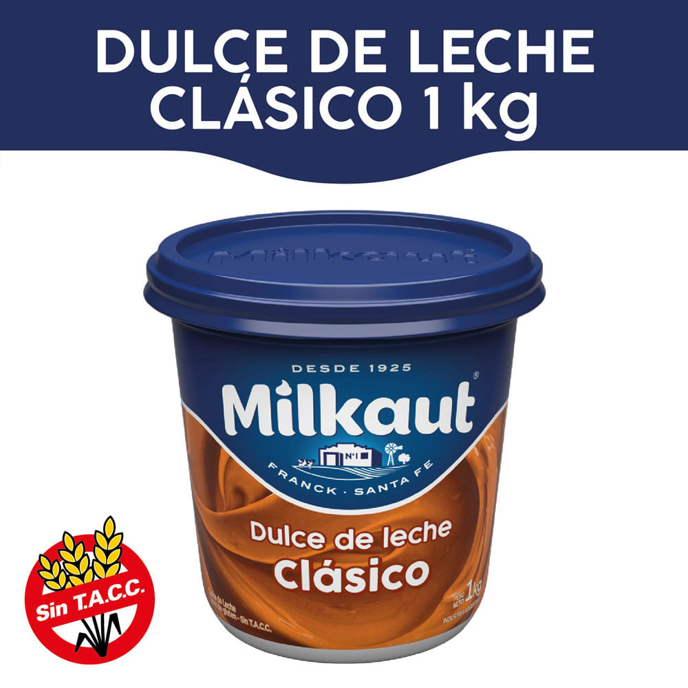 Dulce de Leche Clásico 1 Kg Milkaut
