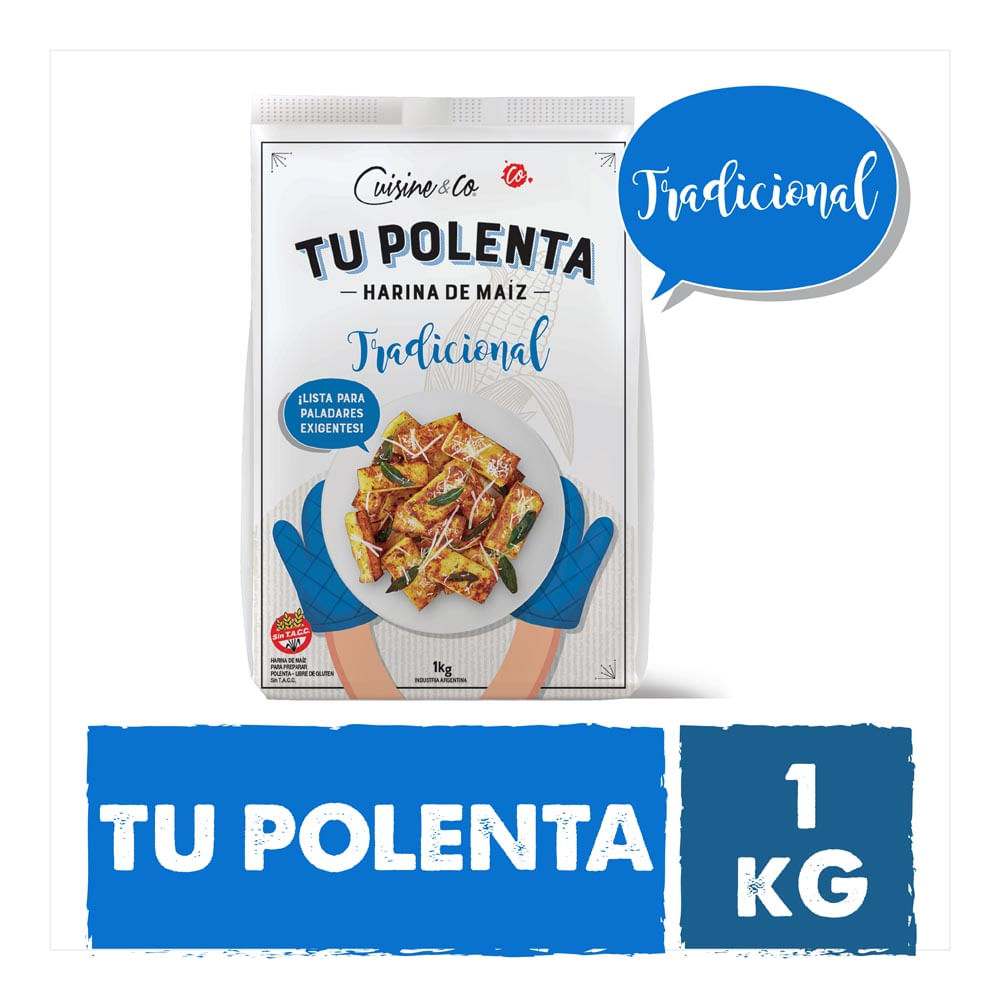 Polenta Tradicional 1 Kg Cuisine & Co