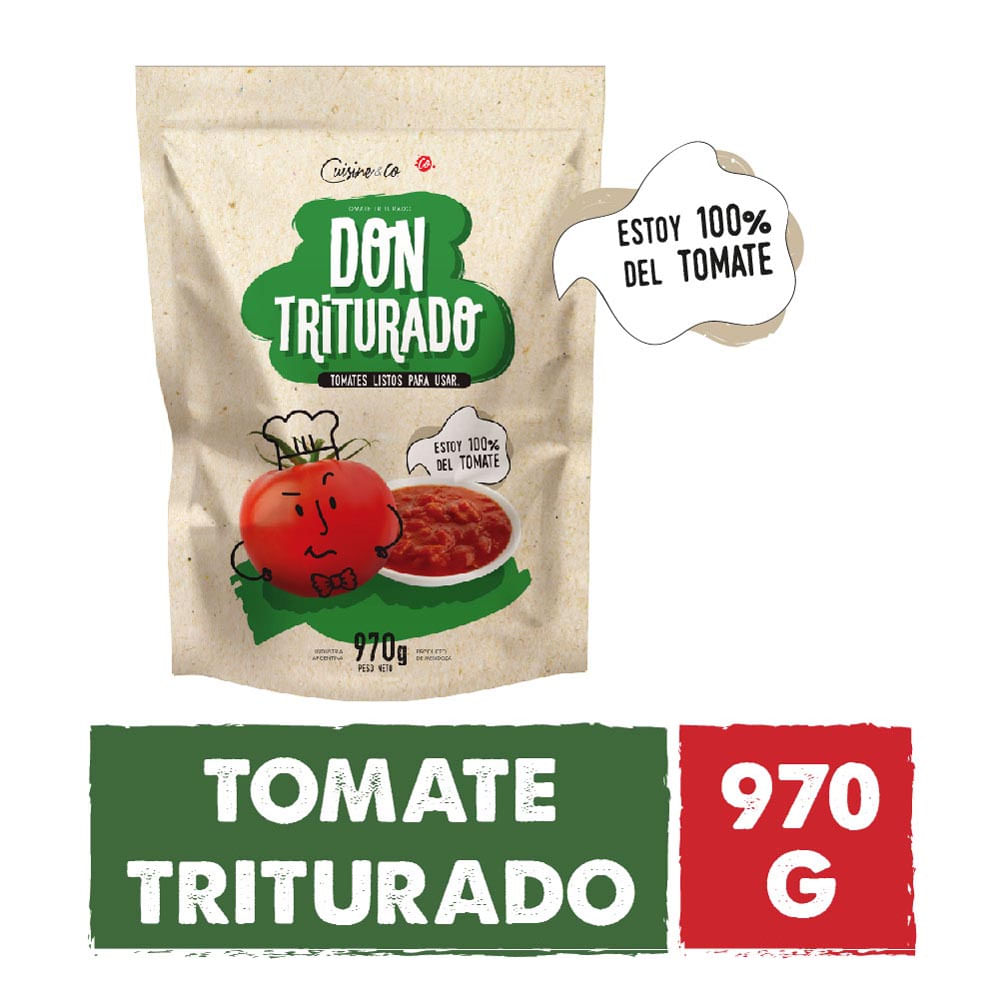 Tomate Triturado 970 Grs Cuisine y Co