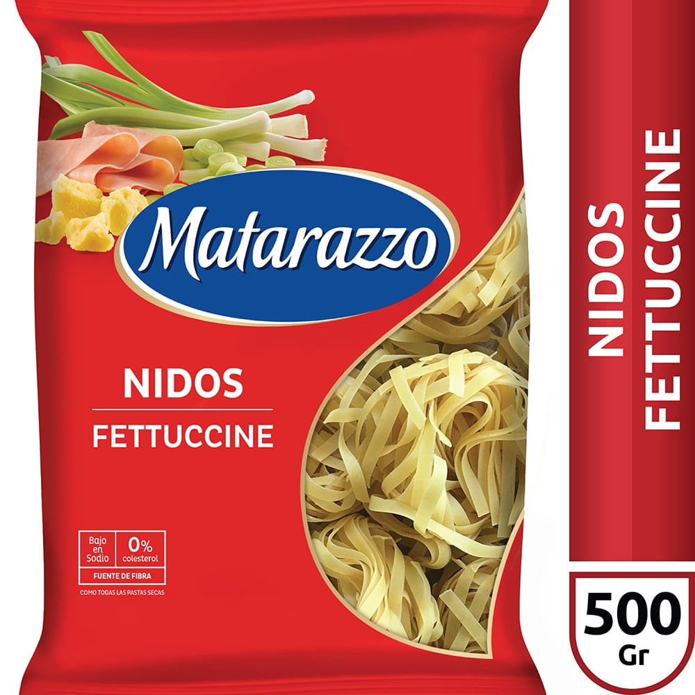 Fideos Nidos Fettuccine 500 Grs Matarazzo