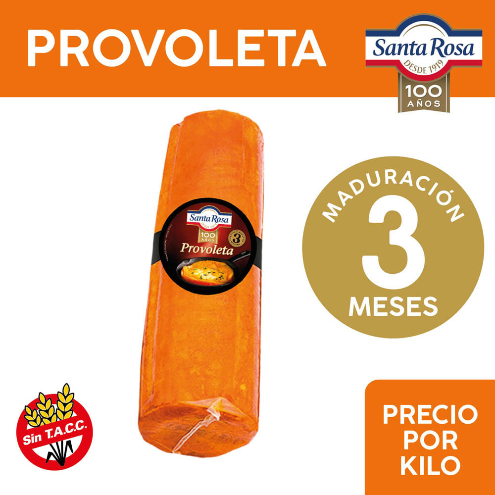 Queso Provoleta x 1 Kg Santa Rosa