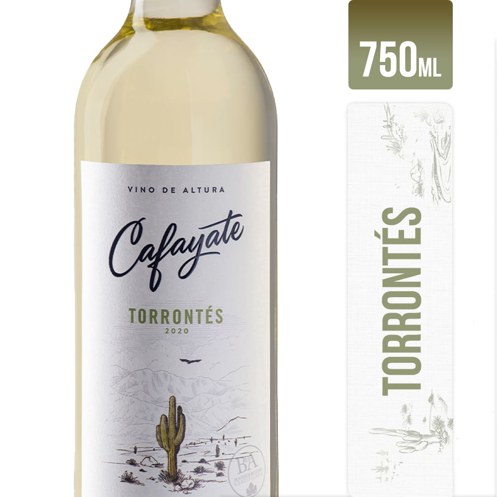 Vino Blanco Torrontés 750 Cc Cafayate