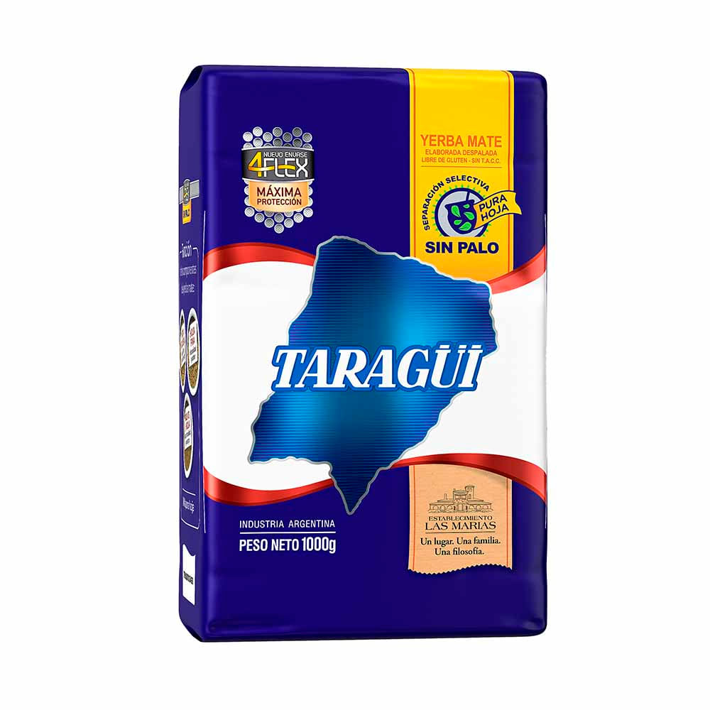 Yerba Mate Sin Palo 4flex 1 Kg Taragui