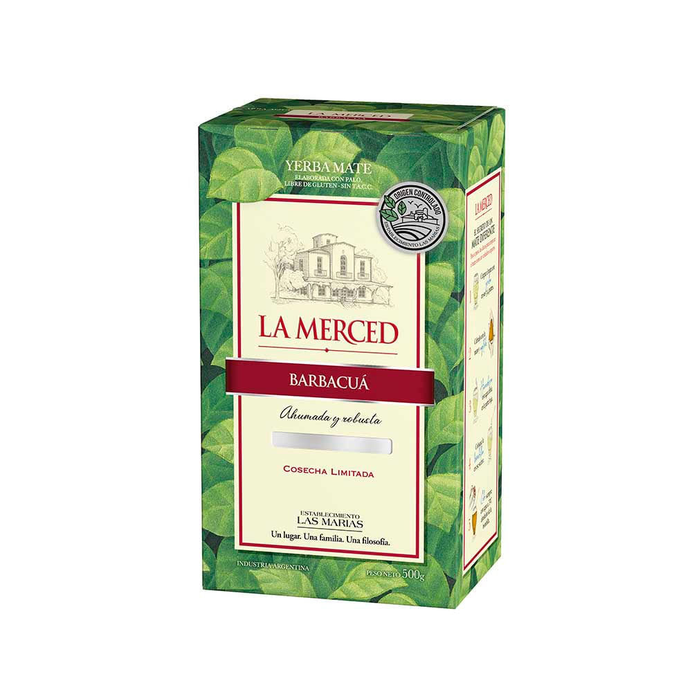 Yerba Mate con Palo Barbacuá 500 Grs La Merced
