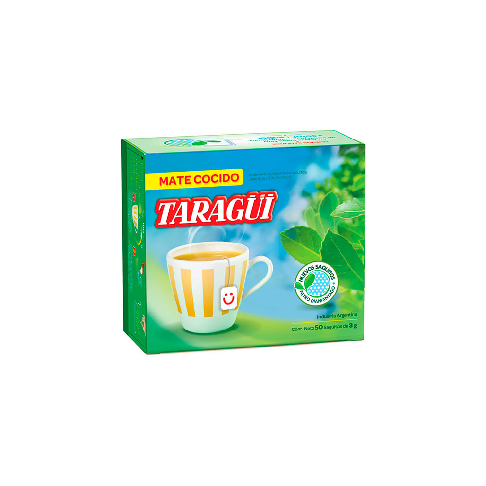 Mate Cocido 150 Grs x 50 Un Taragui