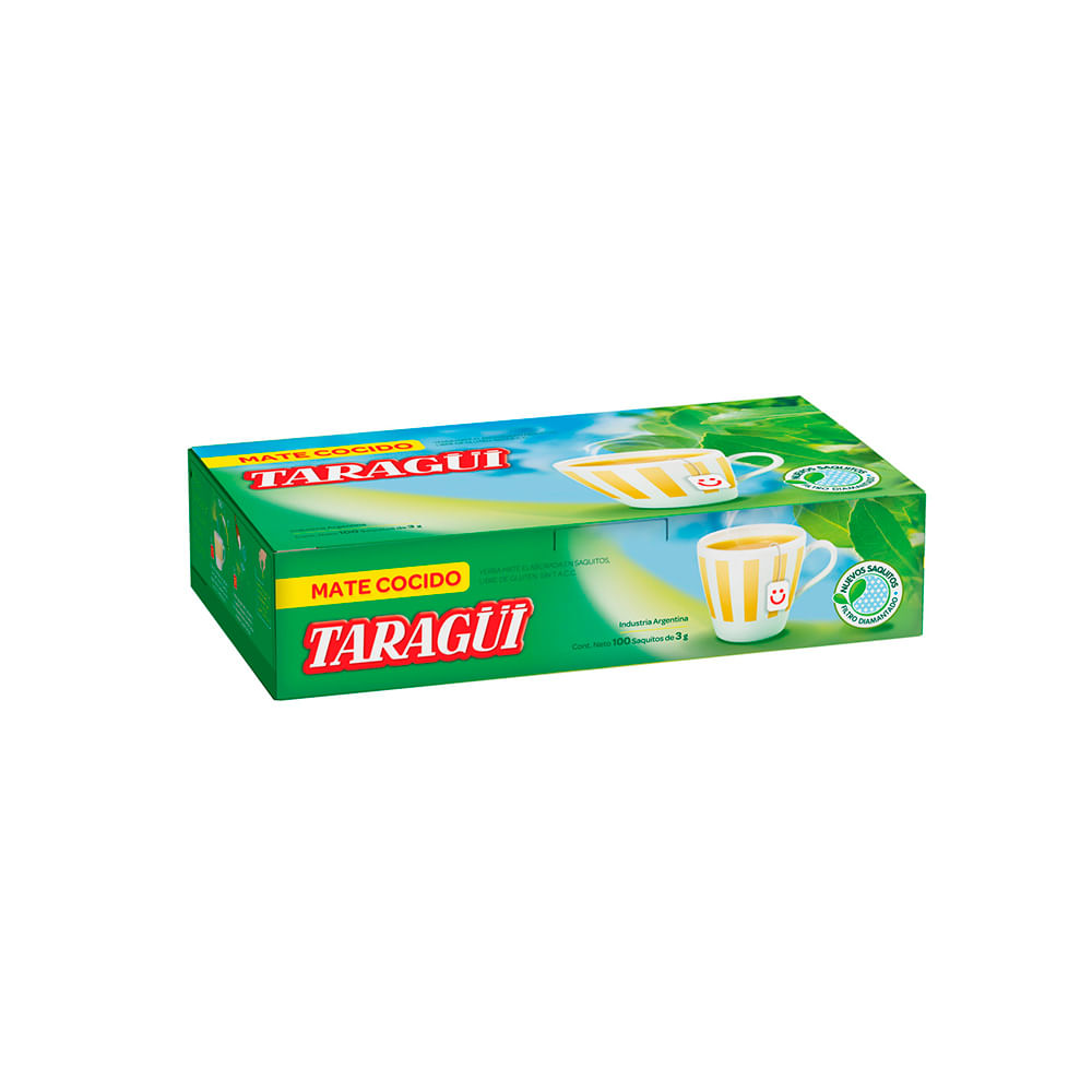 Mate Cocido 300 Grs x 100 Un Taragui