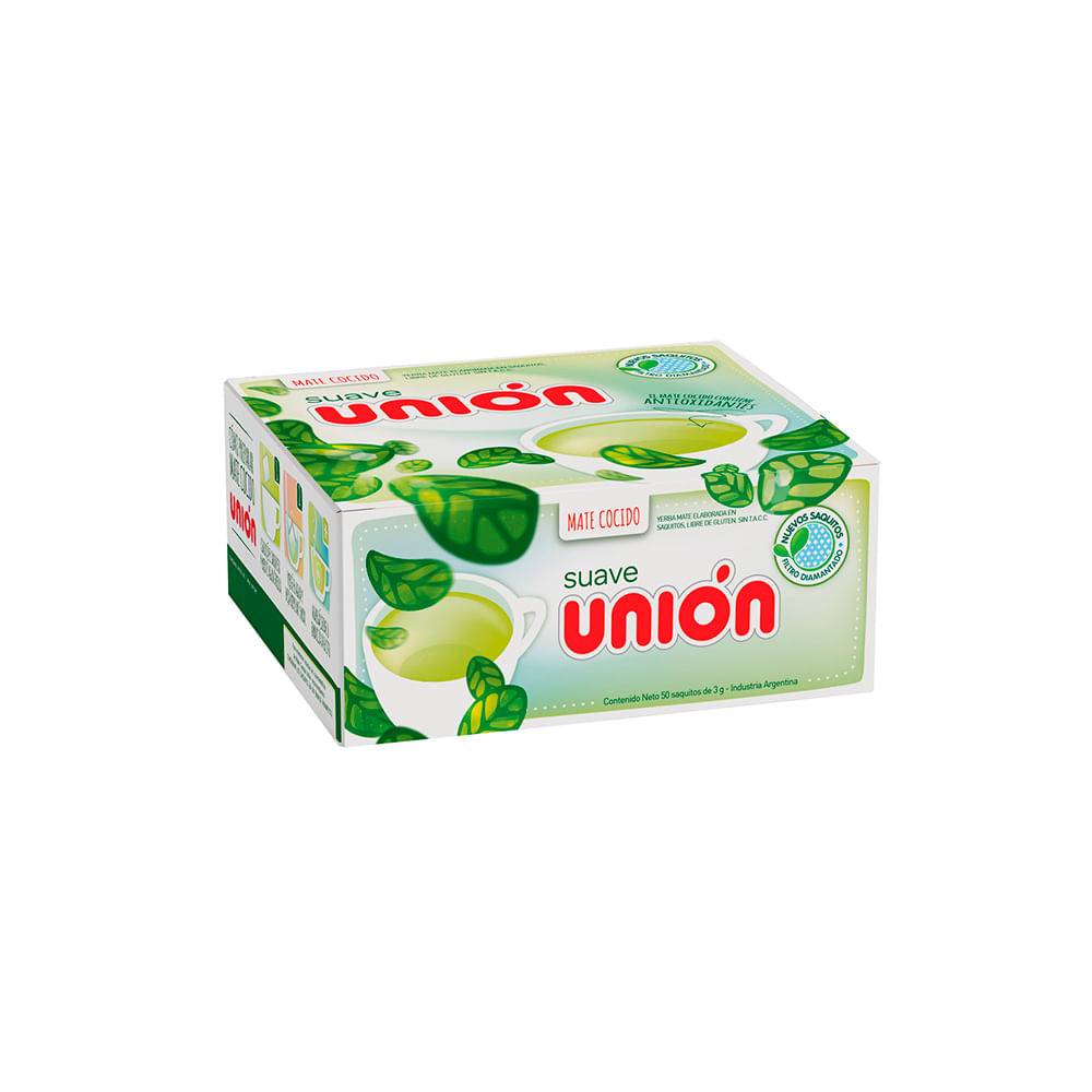 Mate Cocido Suave 150 Grs x 50 Un Union