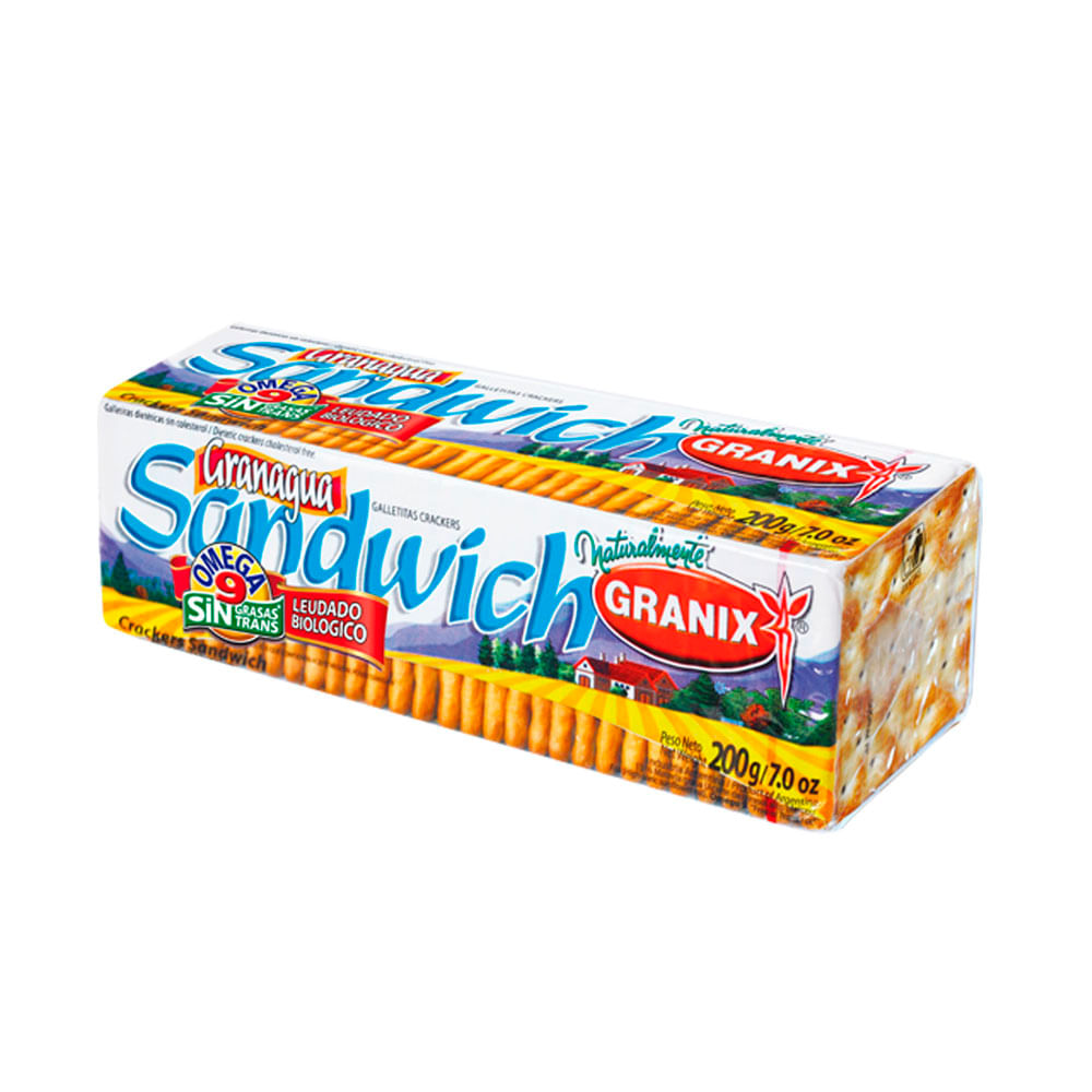 Galletitas De Agua Sandwich 200 Grs Granagua