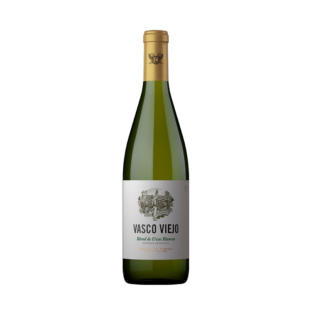 Vino Blanco Blend de Uvas Blancas 750 Cc Vasco Viejo
