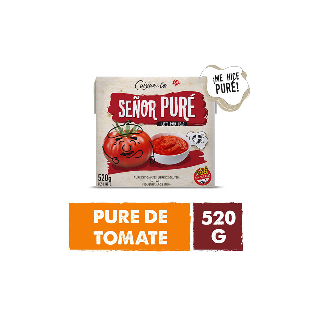 Puré de Tomate 520 Grs Cuisine y Co