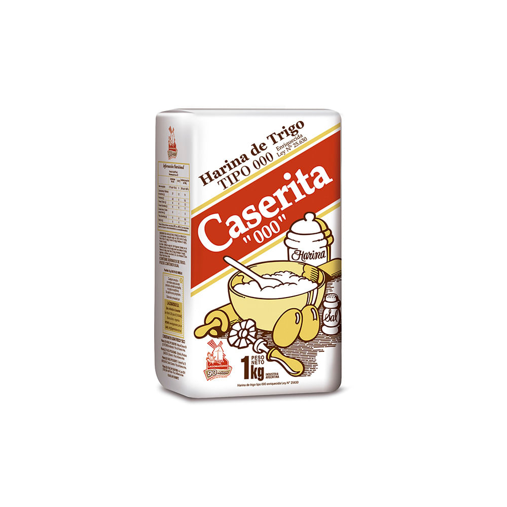 Harina 000 1 Kg Caserita