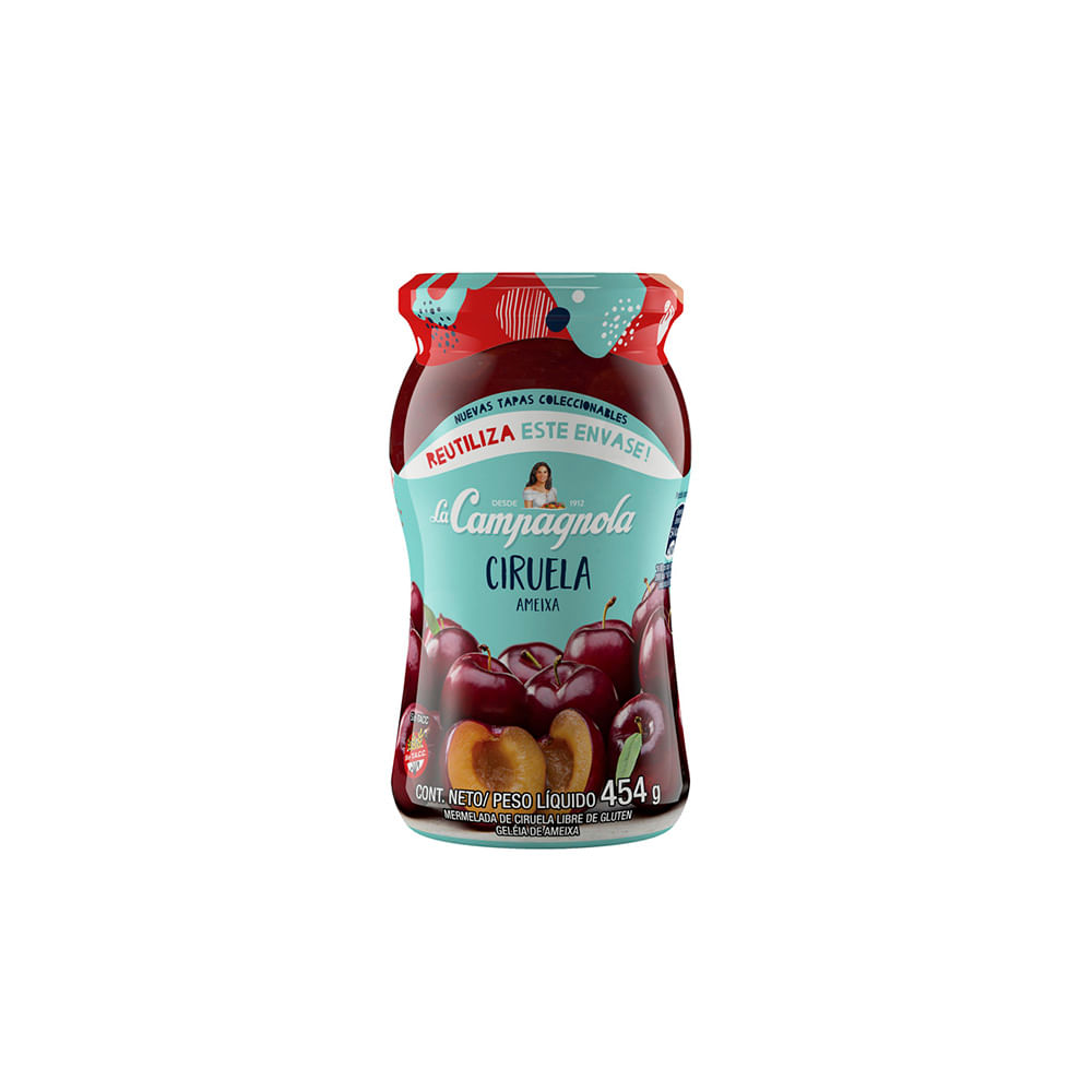 Mermelada Sabor Ciruela 454 Grs La Campagnola