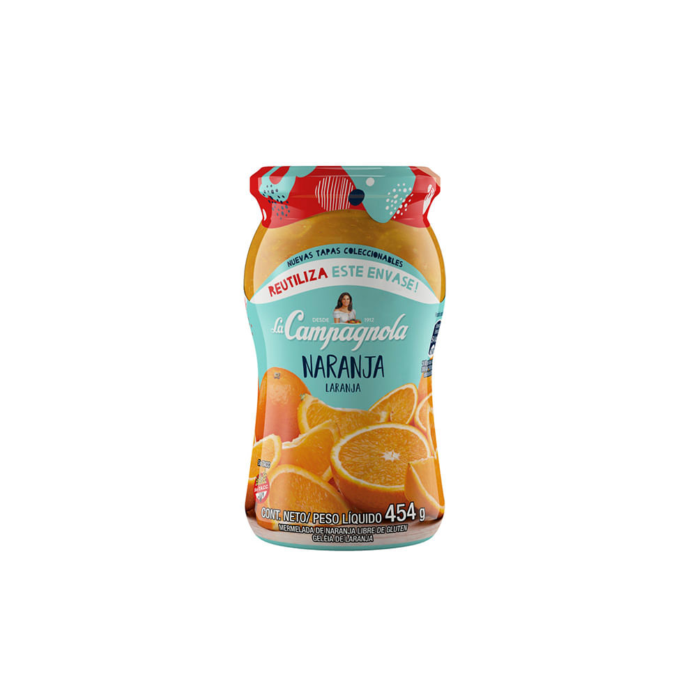 Mermelada Sabor Naranja 454 Grs La Campagnola