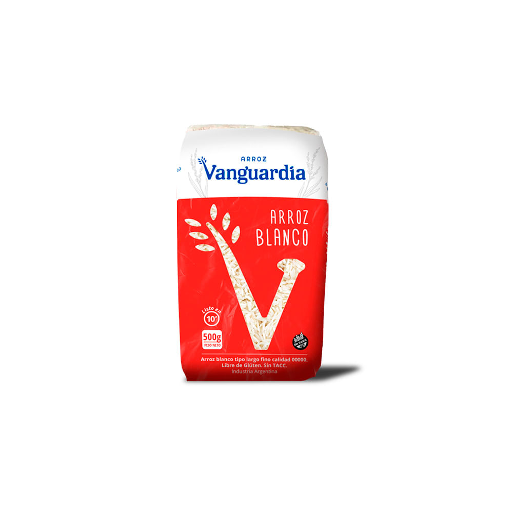 Arroz Blanco Largo Fino 500 Grs Vanguardia