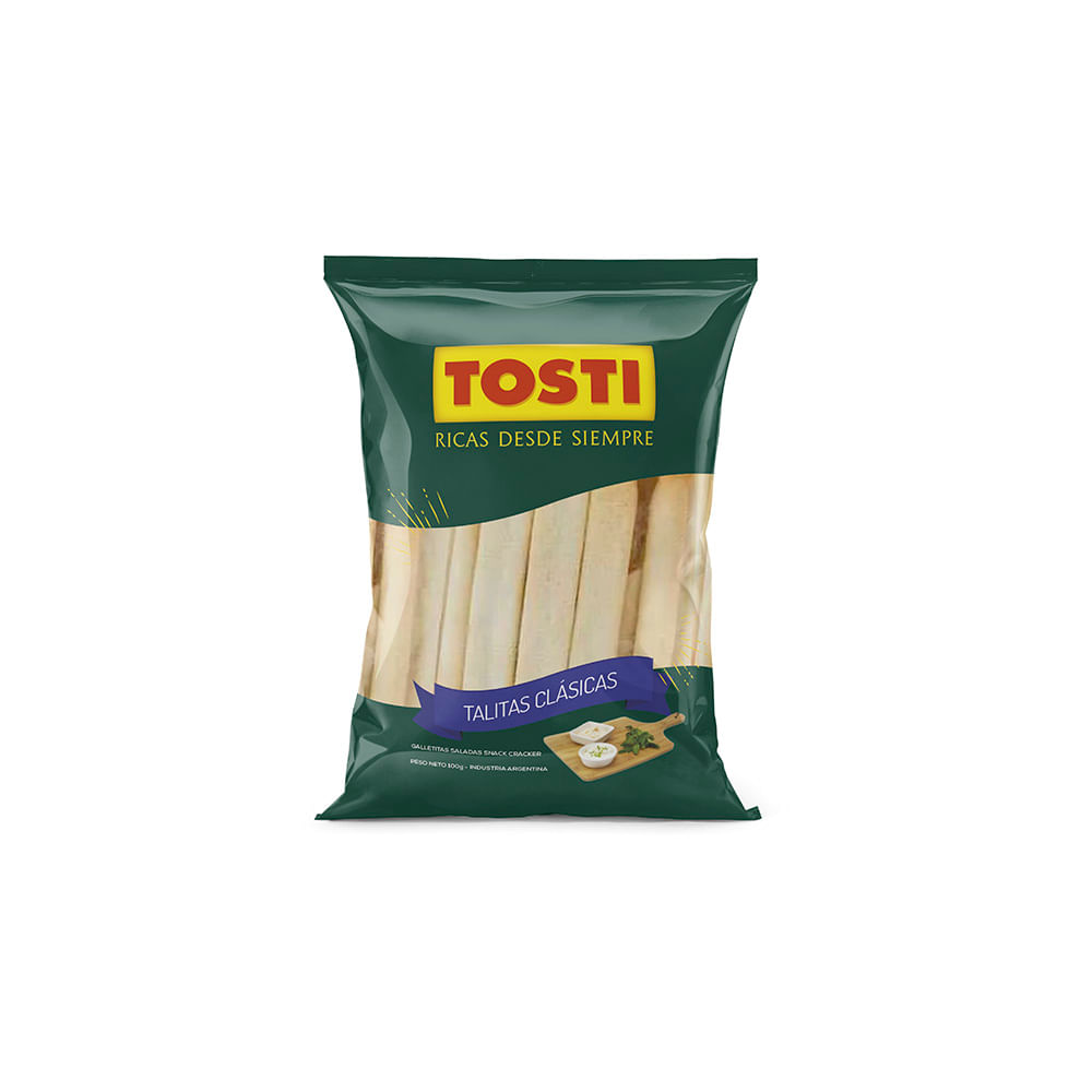 Galletitas Saladas Talitas Clásicas 100 Grs Tosti