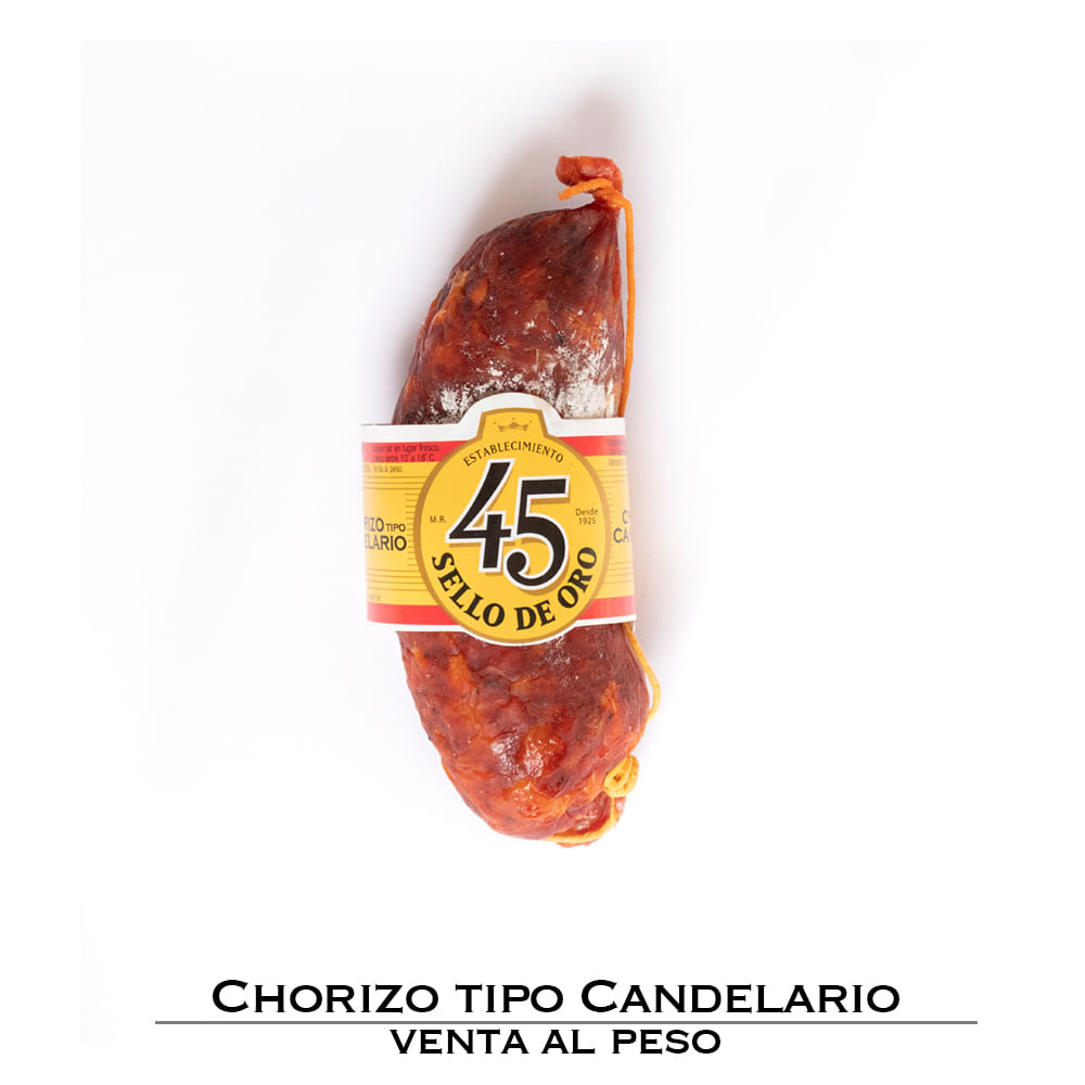 Chorizo Candelario de Cerdo x 1 Kg Sello de Oro