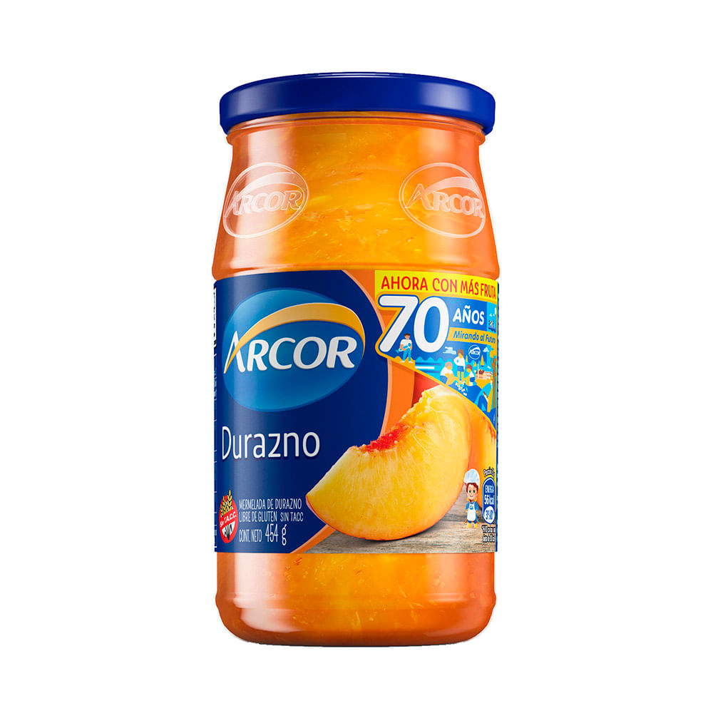 Mermelada Sabor Durazno 454 Grs Arcor
