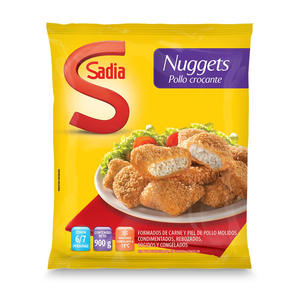 Nuggets Pollo Crocante 900 Grs Sadia