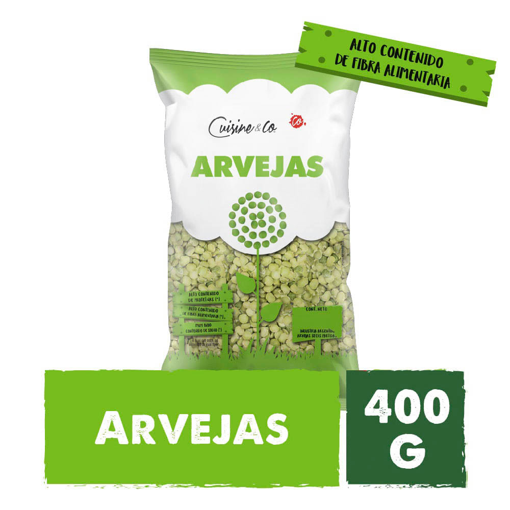 Arvejas Partidas 400 Grs Cuisine y Co