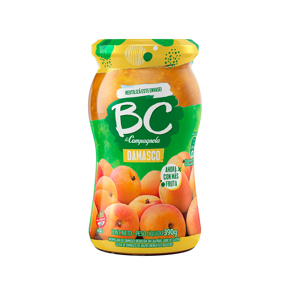 Mermelada Bc Sabor Damasco 390 Grs La Campagnola