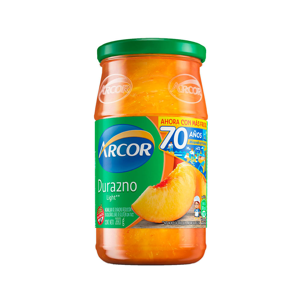 Mermelada Light Arcor Durazno 390gr