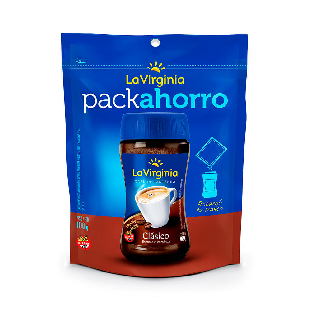 Café Instantáneo Clásico Espuma 100 Grs La Virginia