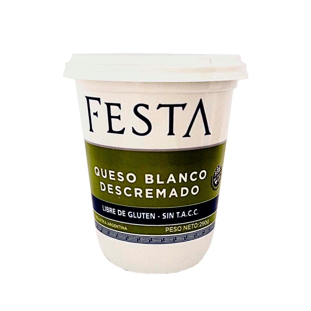Queso Blanco Descremado x 290 Grs Festa