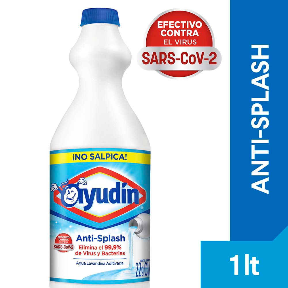 Lavandina Anti-splash 1 Lts Ayudín