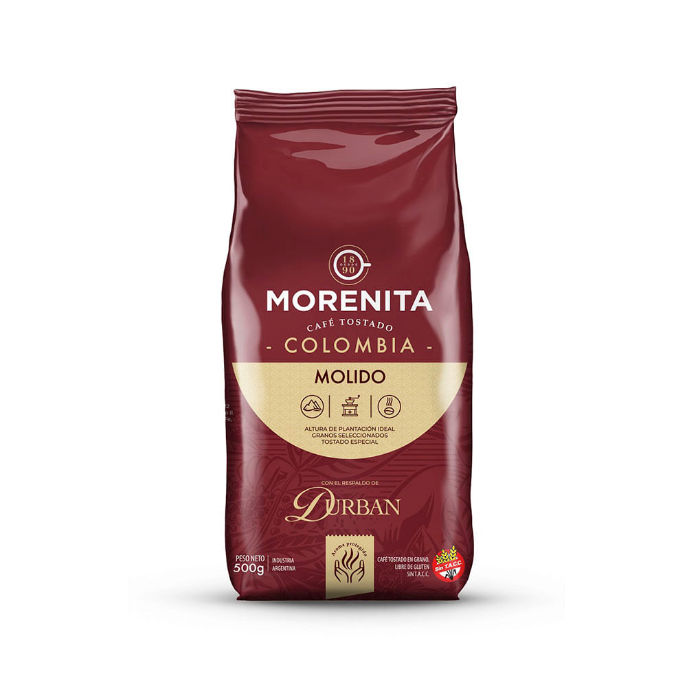 Café Molido Colombia 500 Grs La Morenita