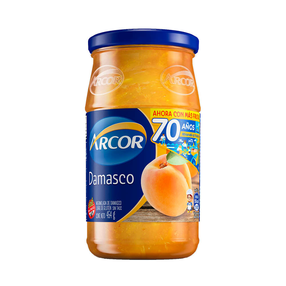 Mermelada Sabor Damasco 454 Grs Arcor
