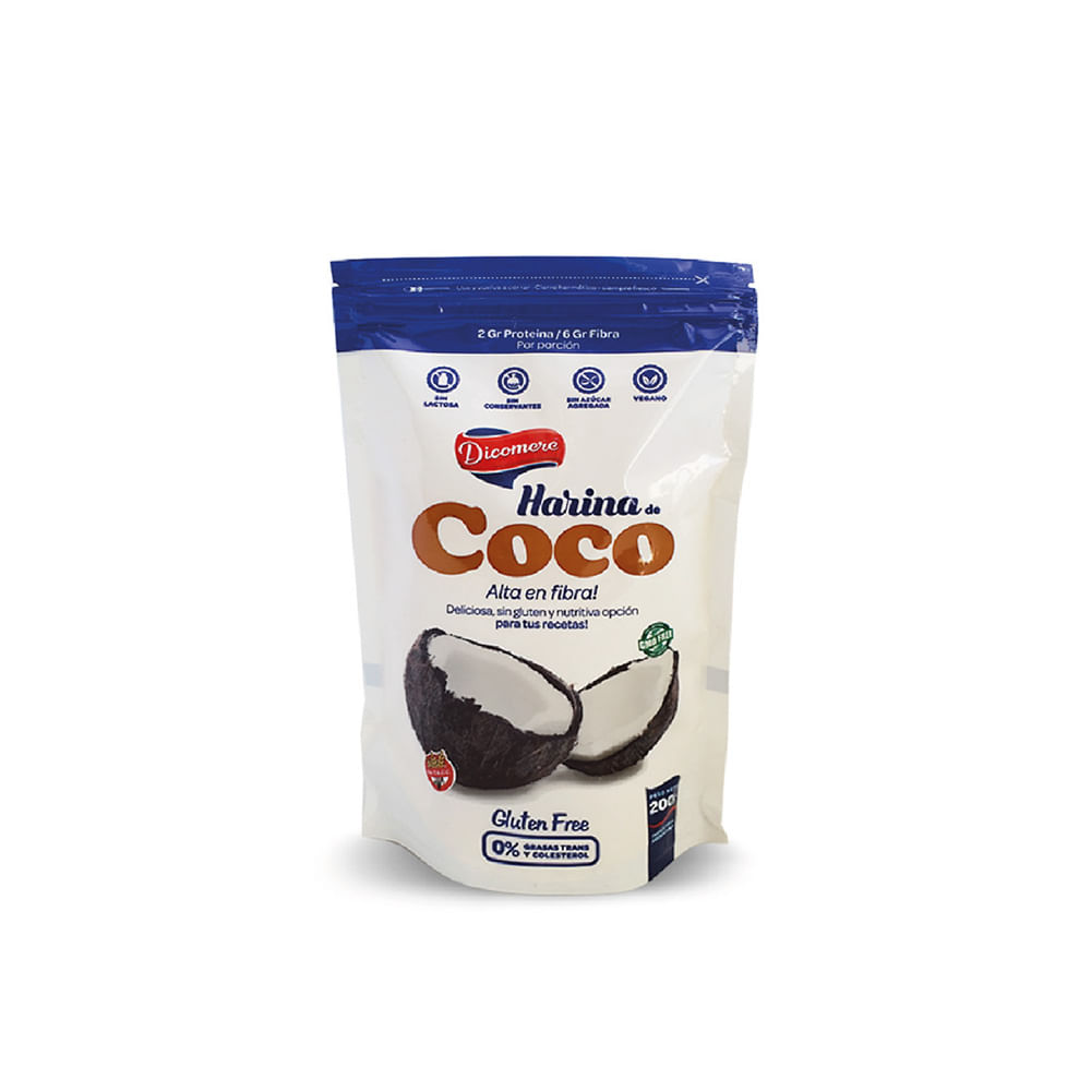 Harina de Coco 200 Grs Dicomere