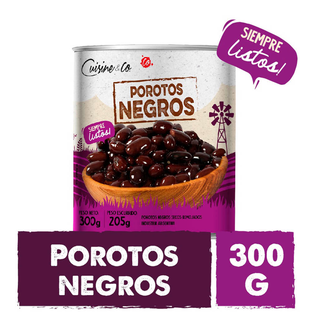 Porotos Negros 300 Grs Cuisine & Co