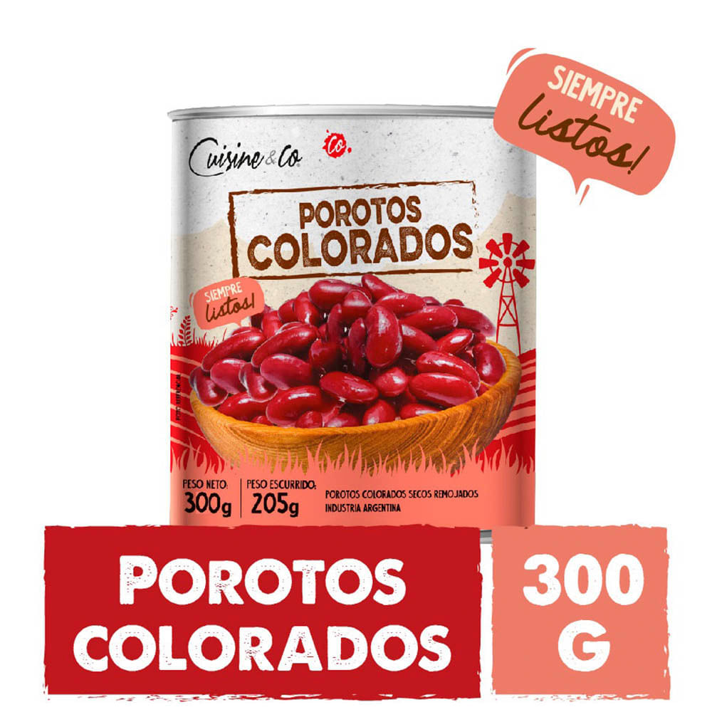 Porotos Colorados 300 Grs Cuisine & Co