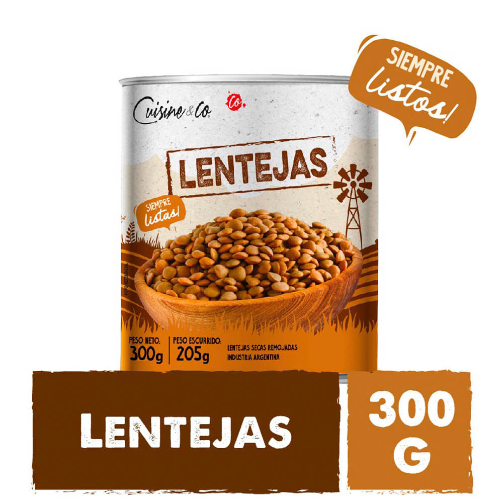 Lentejas 300 Grs Cuisine & Co