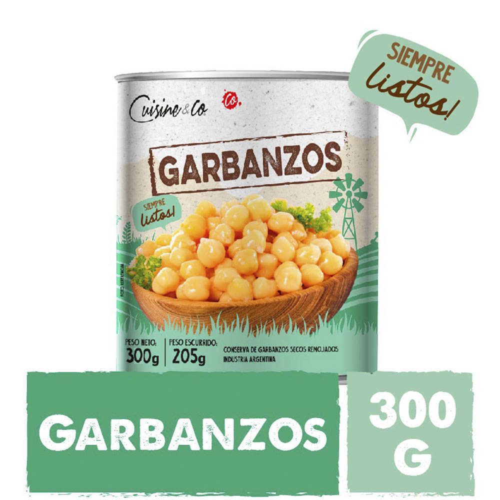 Garbanzos 300 Grs Cuisine & Co