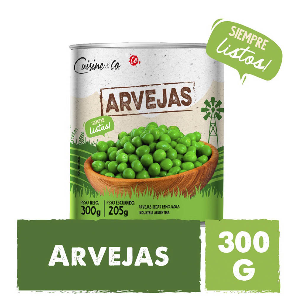 Arvejas 300 Grs Cuisine y Co