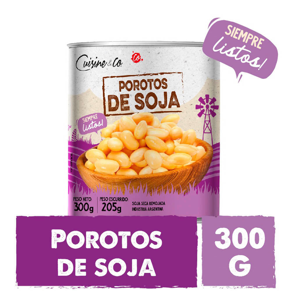 Porotos de Soja 300 Grs Cuisine y Co
