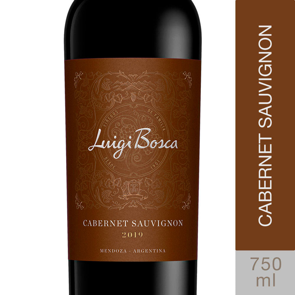 Vino Tinto Cabernet Sauvignon 750 Cc Luigi Bosca