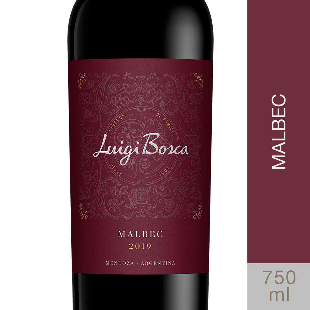 Vino Tinto Malbec 750 Ml Luigi Bosca