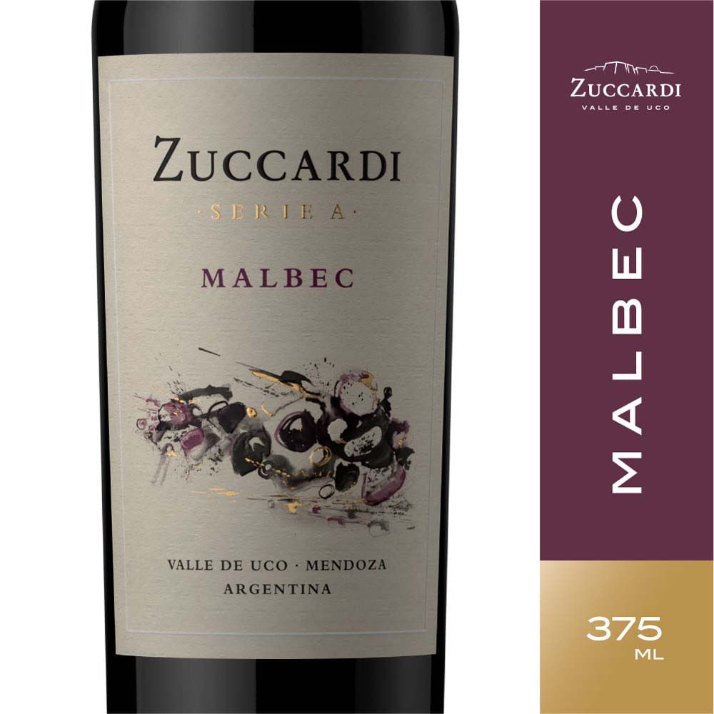 Vino Tinto Malbec Serie A 375 Cc Zuccardi