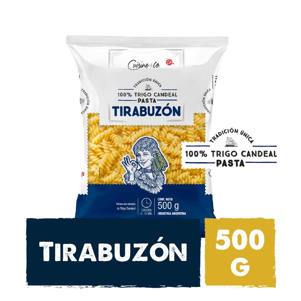 Fideos Tirabuzón 500 Grs Cuisine & Co