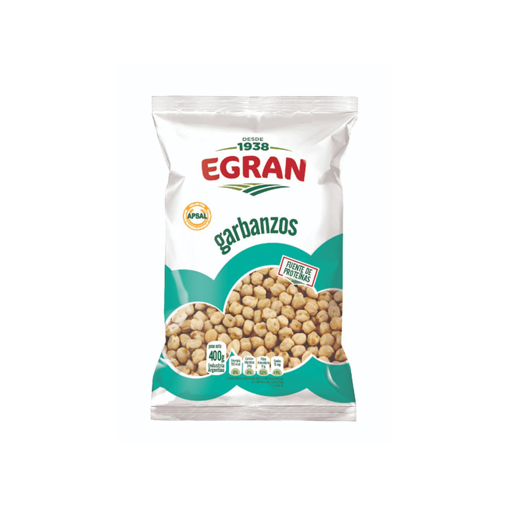 Garbanzos 400 Grs Egran