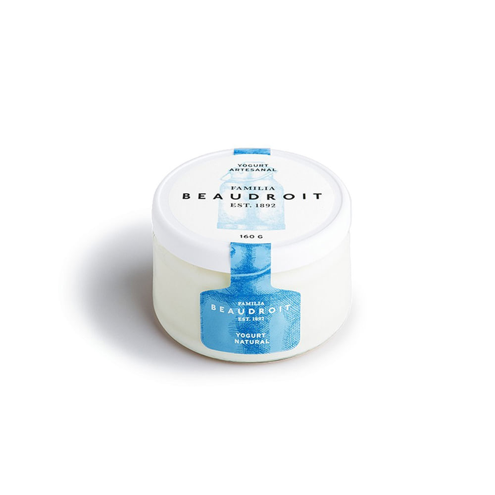 Yogurt Sabor Natural Entero 160 Grs Familia Beaudroit