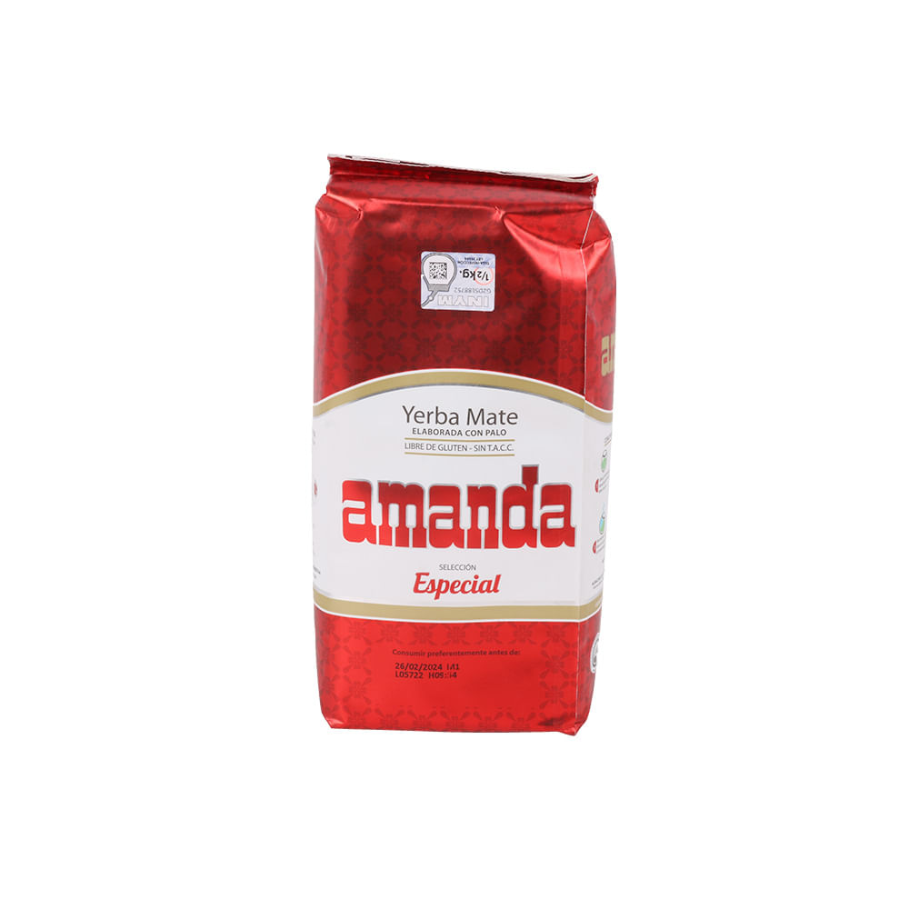 Yerba Mate con Palo Especial 500 Grs Amanda