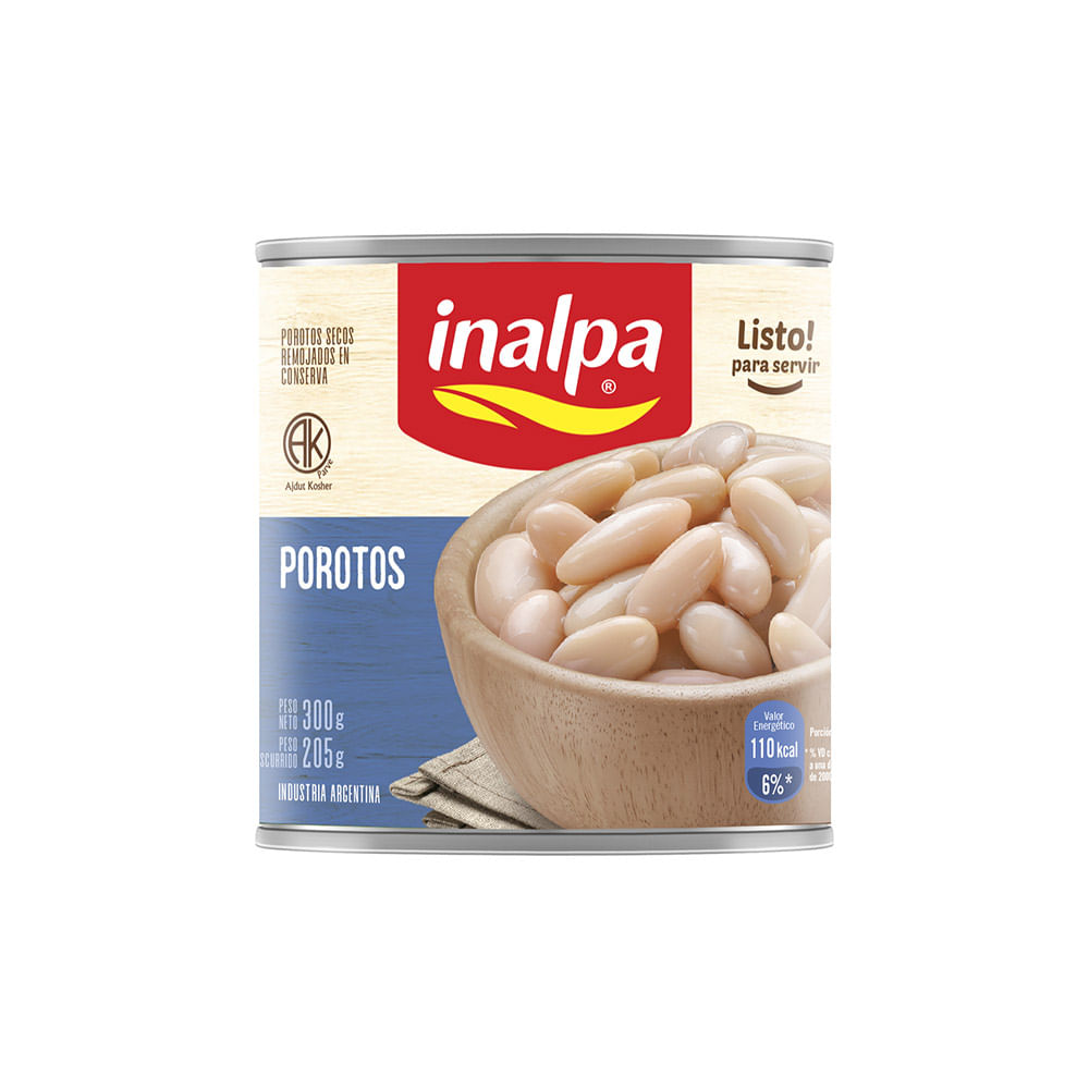 Porotos Alubia 300 Grs Inalpa