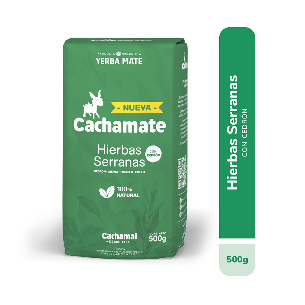 Yerba Sabor Hierbas Serranas 500 Grs Cachamate