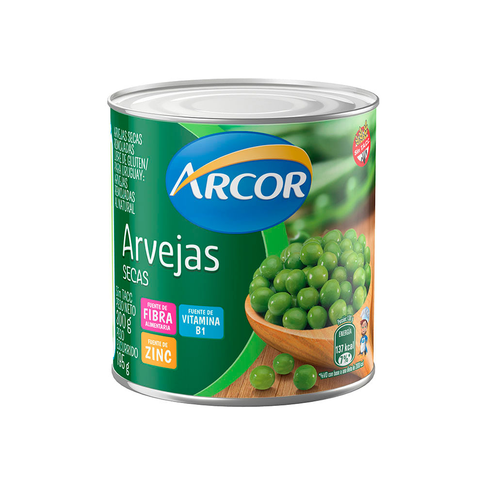 Arvejas Secas 300 Grs Arcor